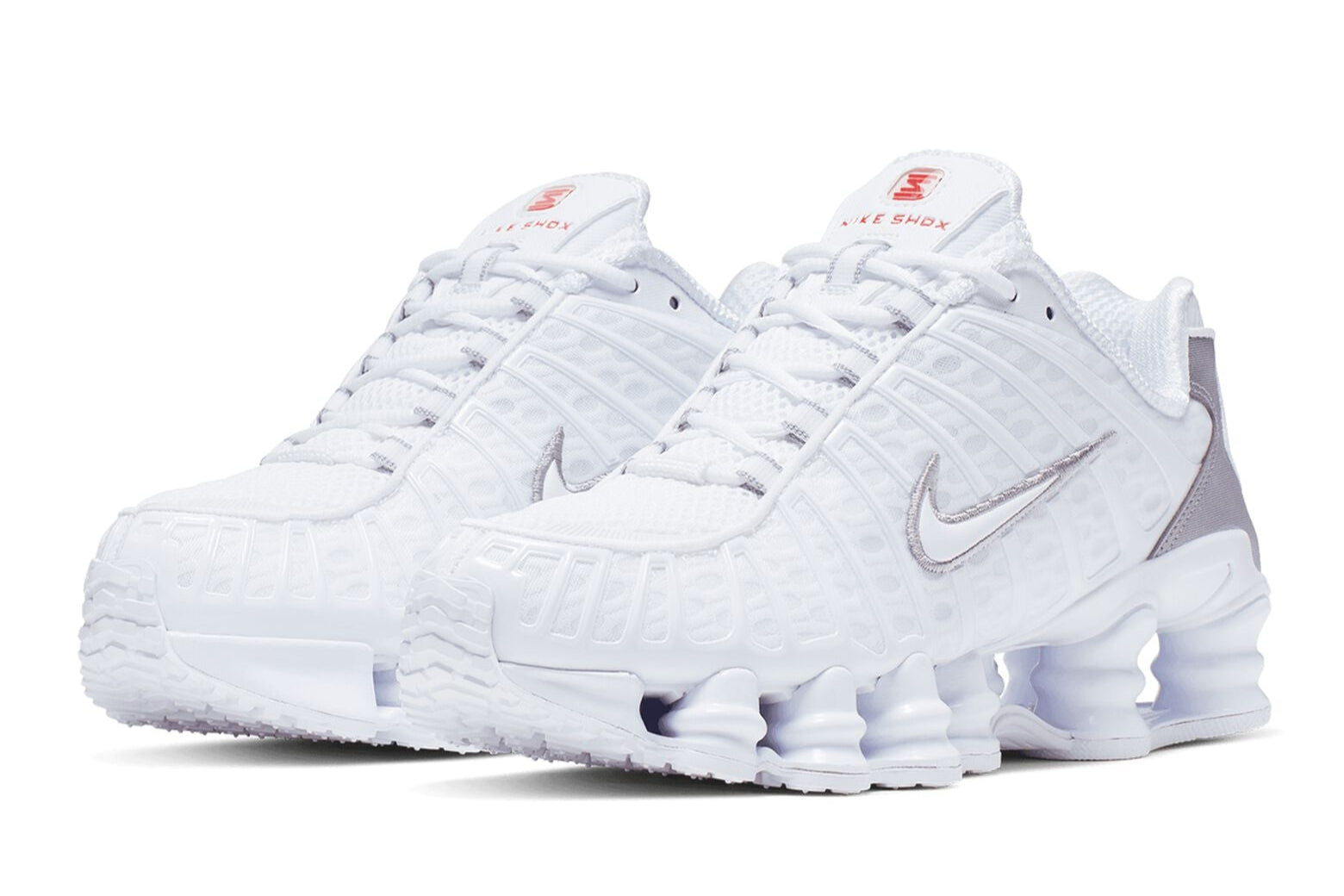 Nike Shox TL "White Metallic Silver Max Orange"
