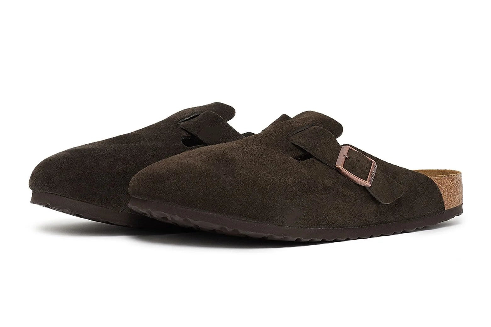 Birkenstock Boston "Mocha Suede"