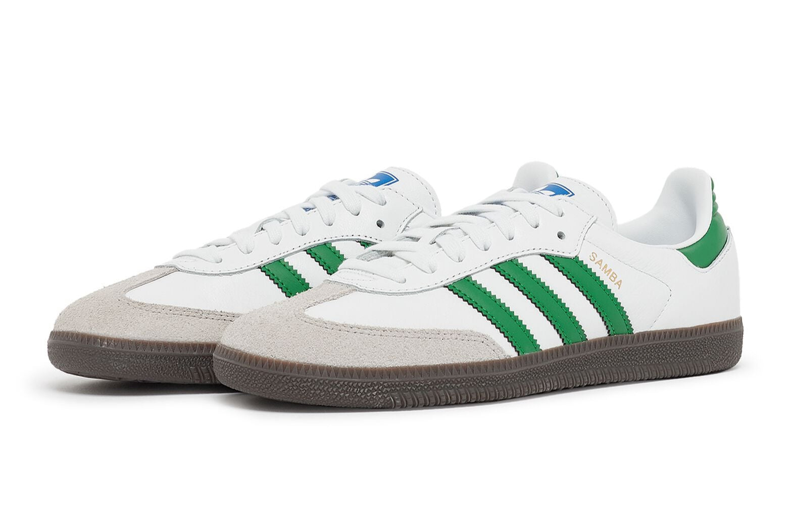 Adidas Samba OG "Footwear White Green"