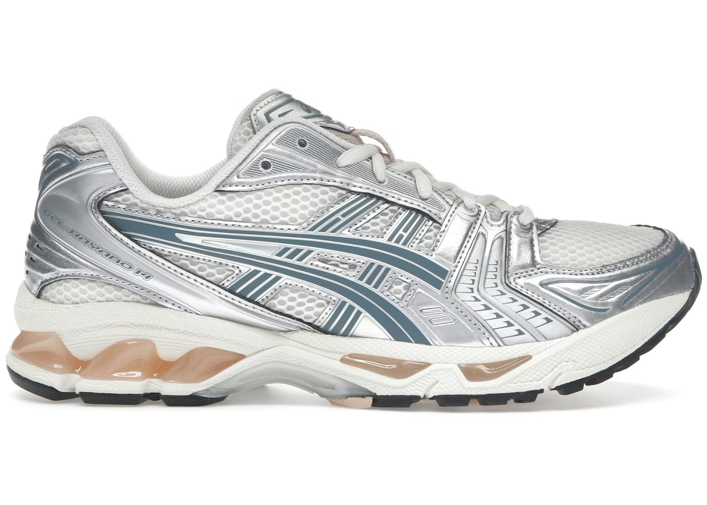 ASICS Gel-Kayano 14 Birch Pure Silver Teal Gold