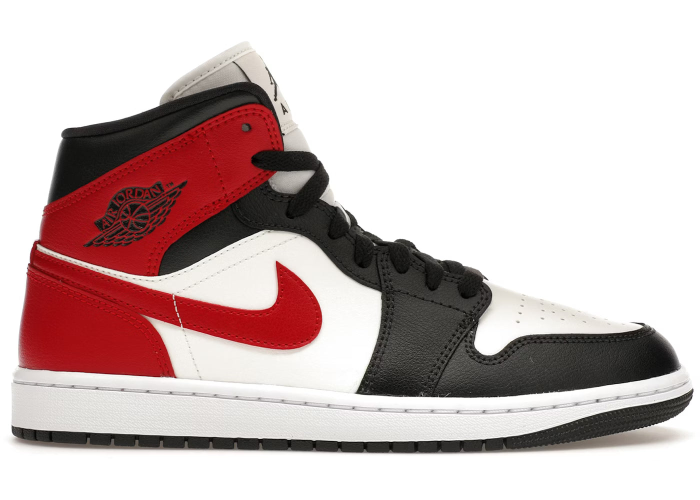 Jordan 1 Mid Gym Red Off Noir (Women's)