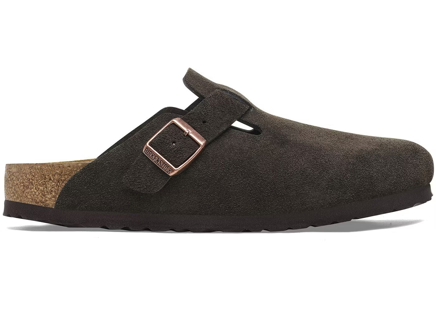 Birkenstock Boston "Mocha Suede"