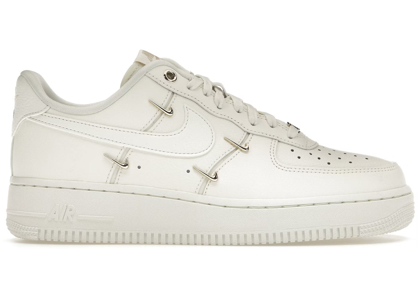 Nike Air Force 1 '07 LX CN Sail Gold Mini Swooshes (Women's)