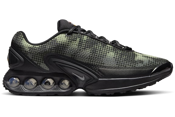 Nike Air Max Dn Black Olive Aura Medium Olive Metallic Silver