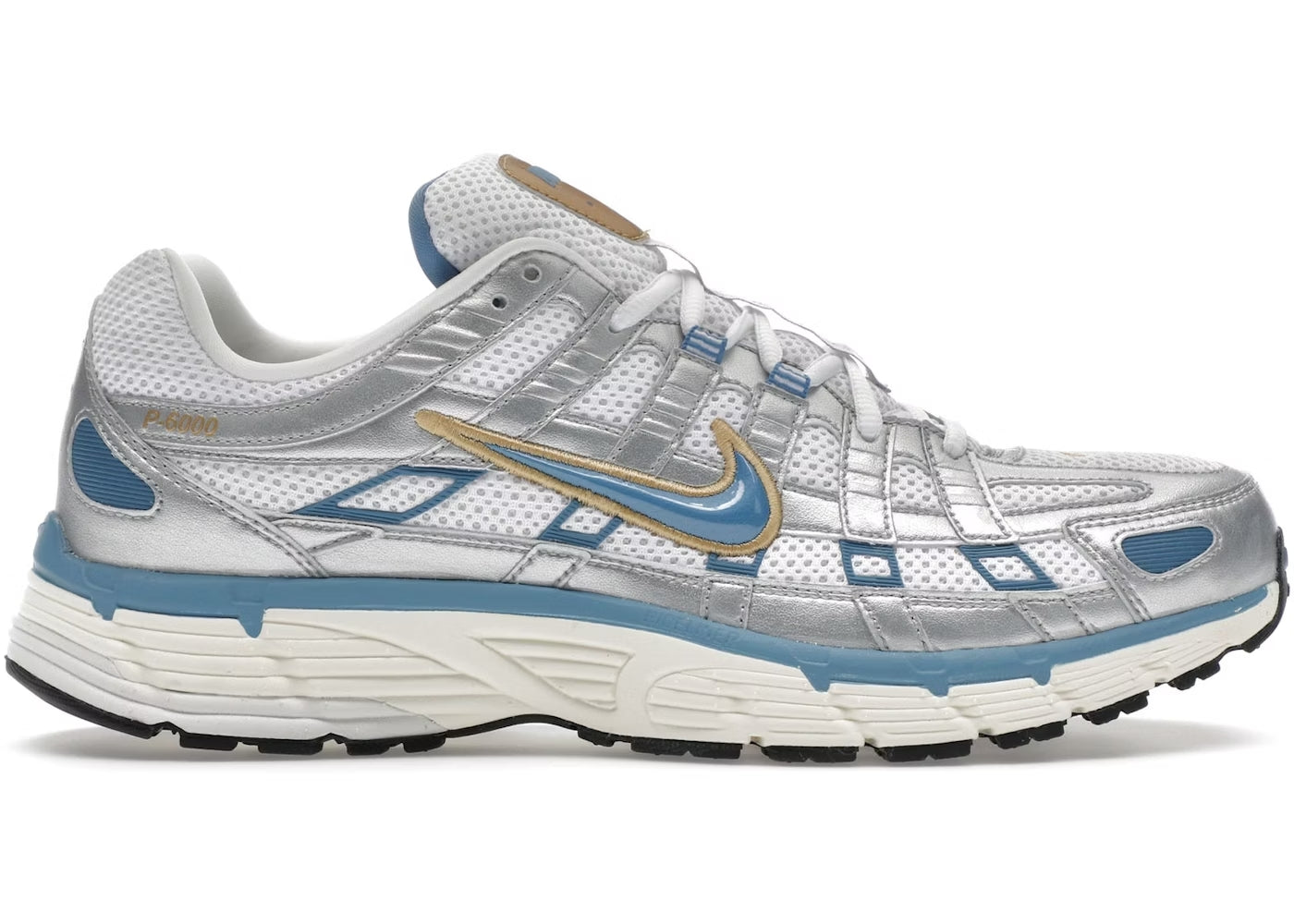 Nike P-6000 "Metallic Silver Aegean Storm"