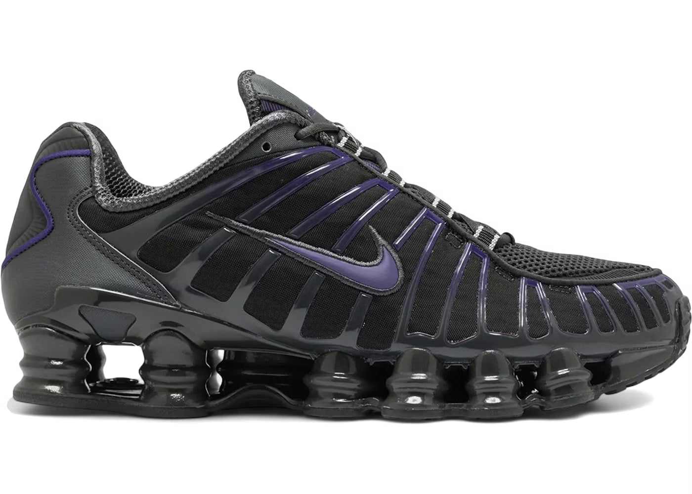 Nike Shox TL Dark Smoke Grey Court Purple