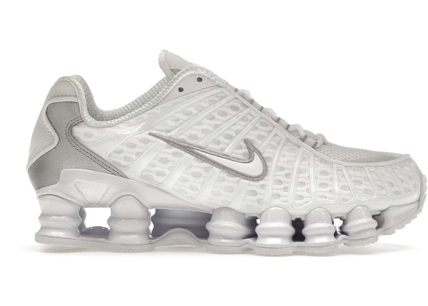 Nike Shox TL "White Metallic Silver Max Orange"