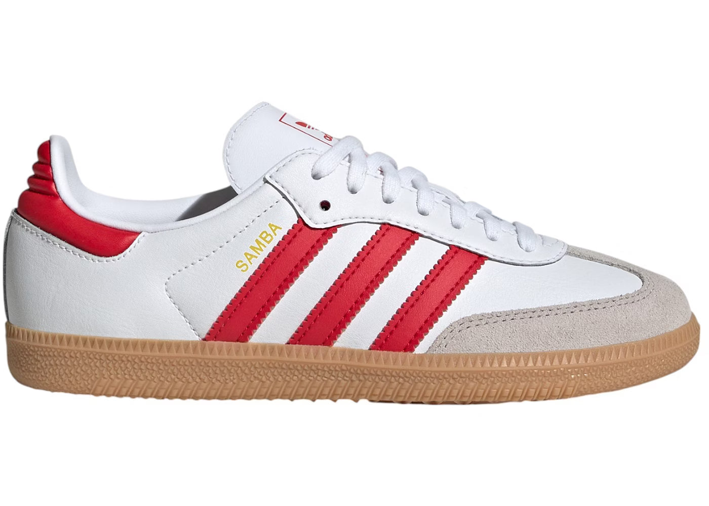 adidas Samba OG Cloud White Better Scarlet Gum (GS)