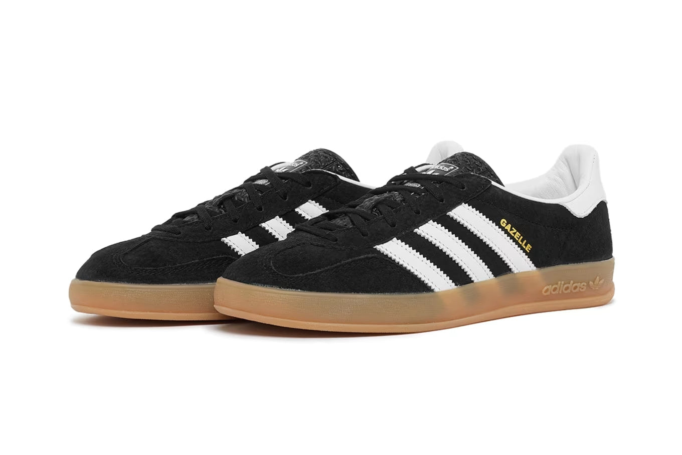 adidas Gazelle Black White Gum
