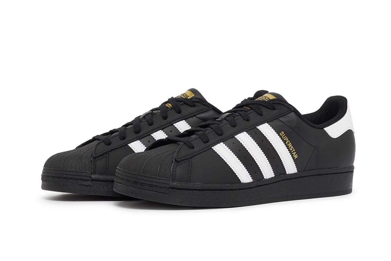 adidas Superstar "Core Black Cloud White Gold"