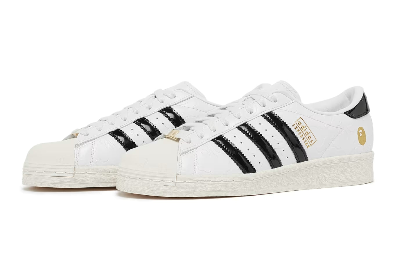adidas Superstar Vintage Bape White Black