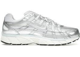 Nike P-6000 White Blue Tint Sail Metallic Silver