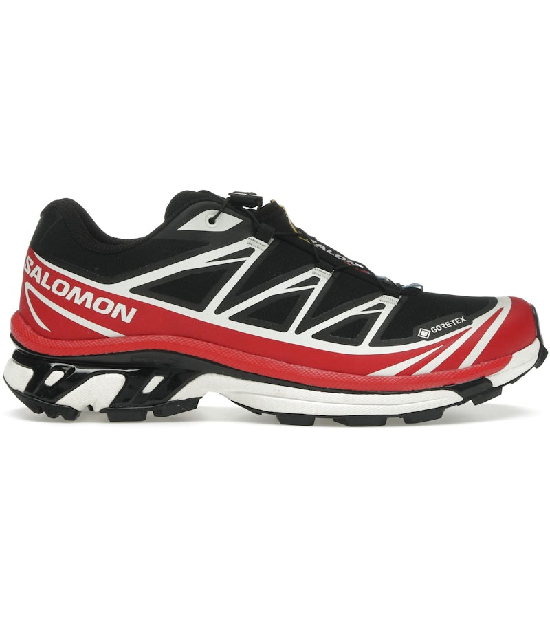 Salomon XT-6 Gore-Tex Black Flame Scarlet