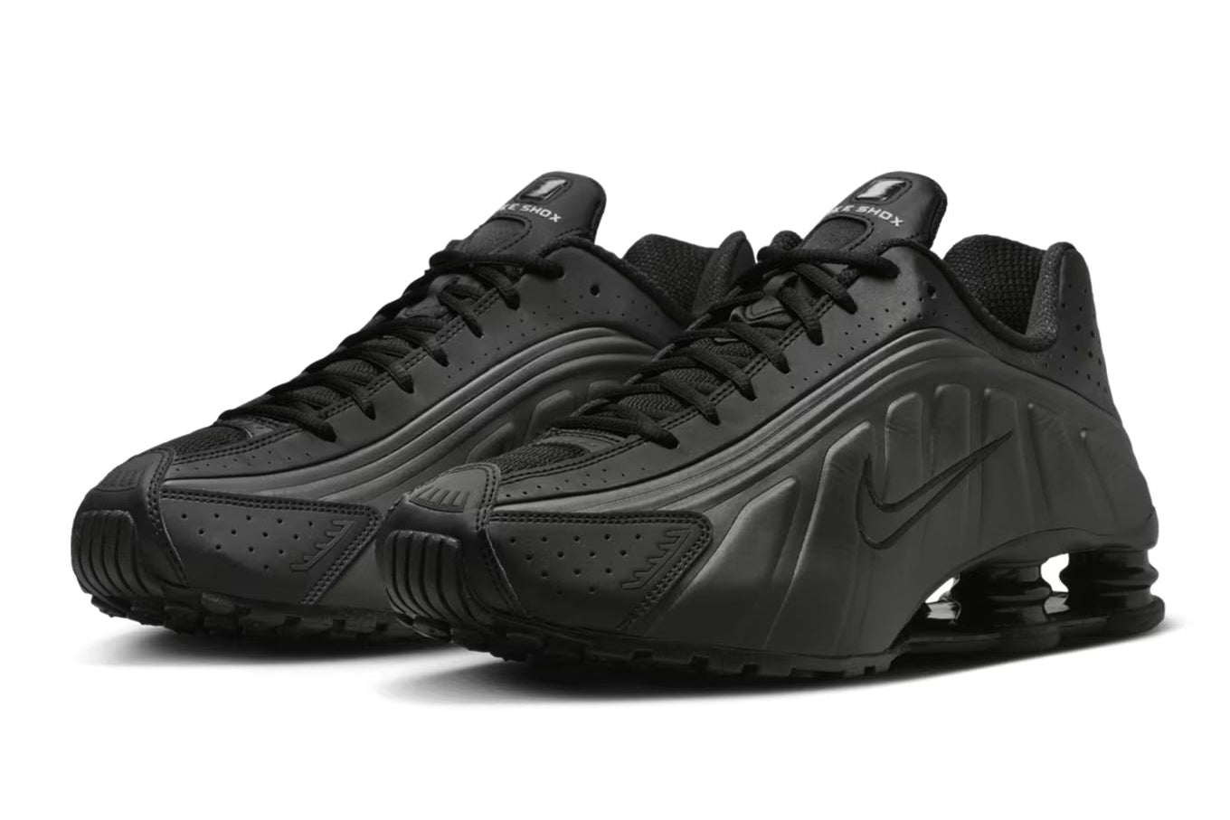 Nike Shox R4 Black Bright Crimson