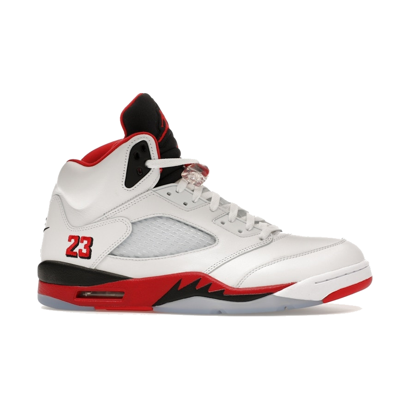 Air Jordan 5 Retro Fire Red Black Tongue 2025