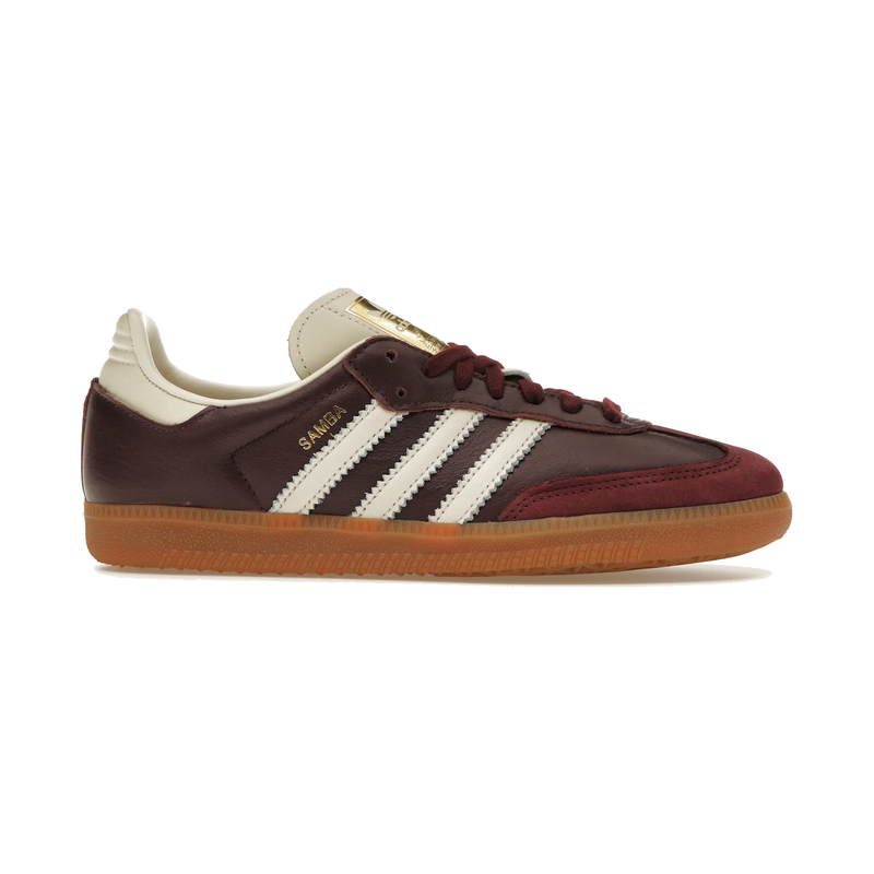 Adidas Samba OG Maroon Gold Metallic