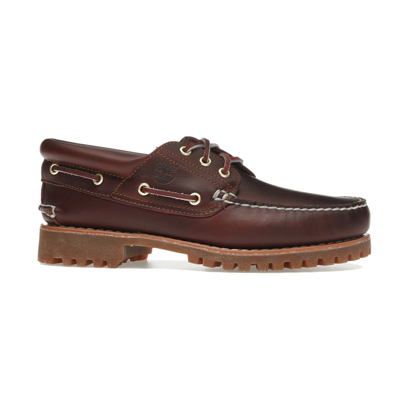 Timberland 3-Eye Lug Handsewn Boat Shoe Burgundy