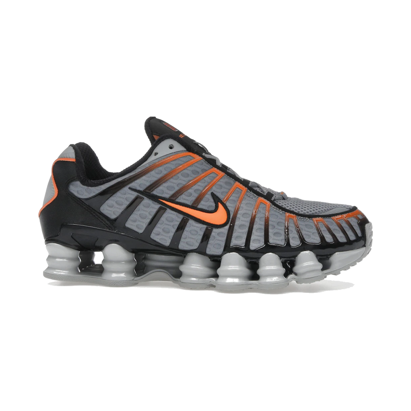Nike Shox TL Light Smoke Grey Black Bright Mandarin