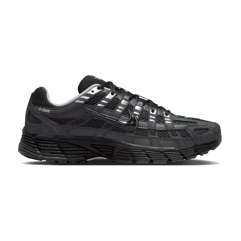 Nike P-6000 Suede Anthracite Metallic Silver