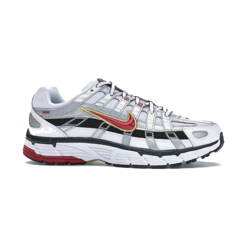 Nike P-6000 White Gold Red