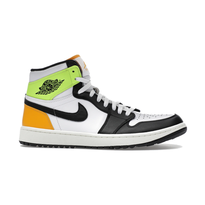 Air Jordan 1 Retro High Golf White University Gold Volt Black