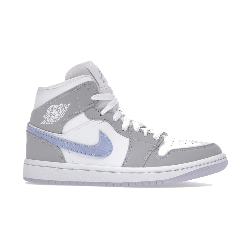 Air Jordan 1 Mid Wolf Grey Aluminum