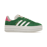 Adidas Gazelle Bold Green Lucid Pink