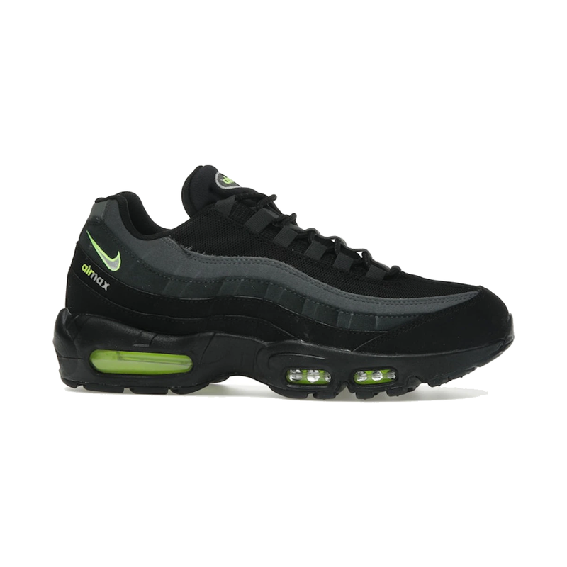 Nike Air Max 95 Retro Logo Black Grey Volt