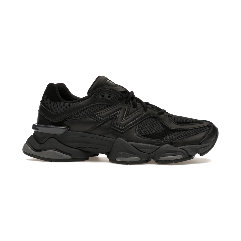 New Balance 9060 Triple Black Leather