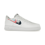 Nike Air Force 1 Low '07 Quadruple Swoosh White Navy Crimson