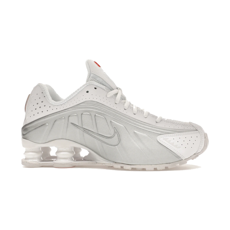 Nike Shox R4 White Metallic Silver