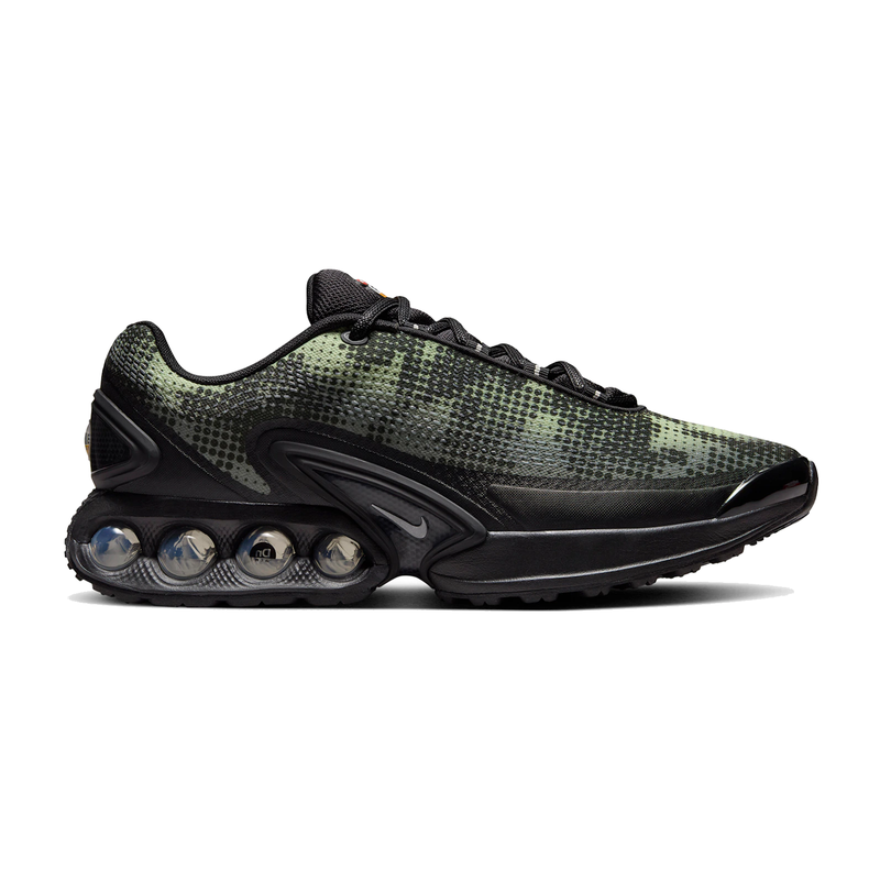 Nike Air Max Dn Black Olive Aura Medium Olive Metallic Silver