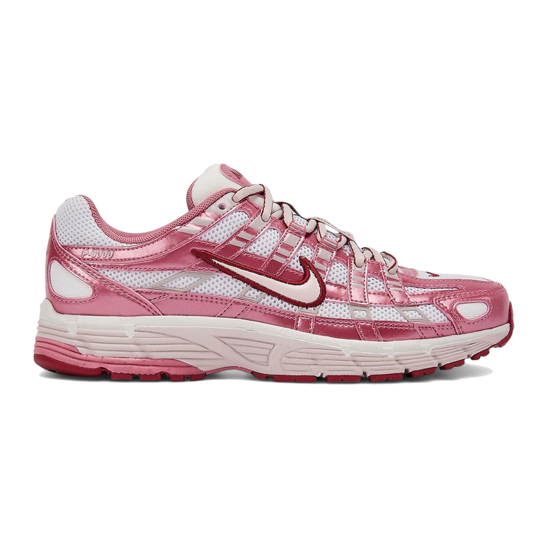 Nike P-6000 White Silt Red Peony