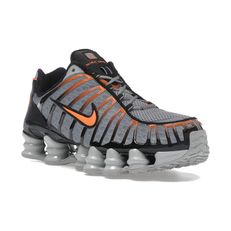 Nike Shox TL Light Smoke Grey Black Bright Mandarin
