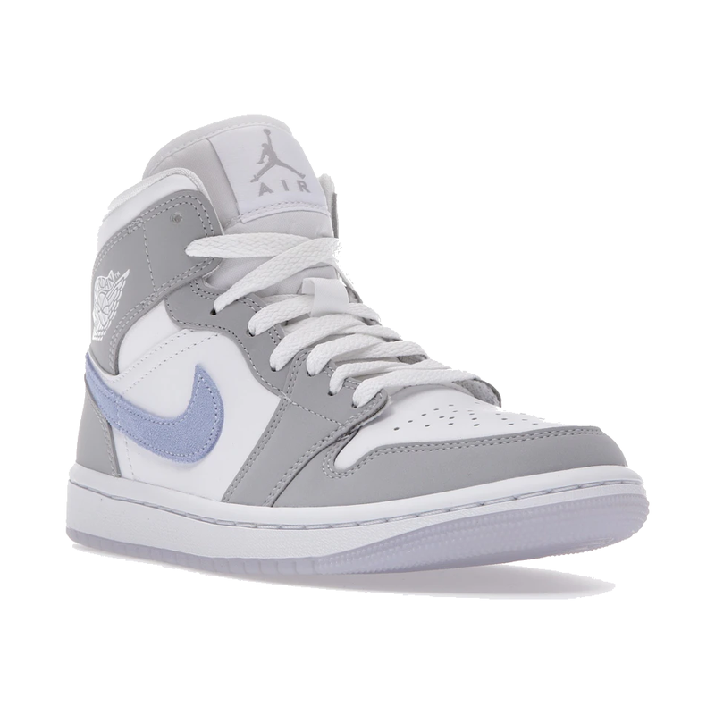 Air Jordan 1 Mid Wolf Grey Aluminum
