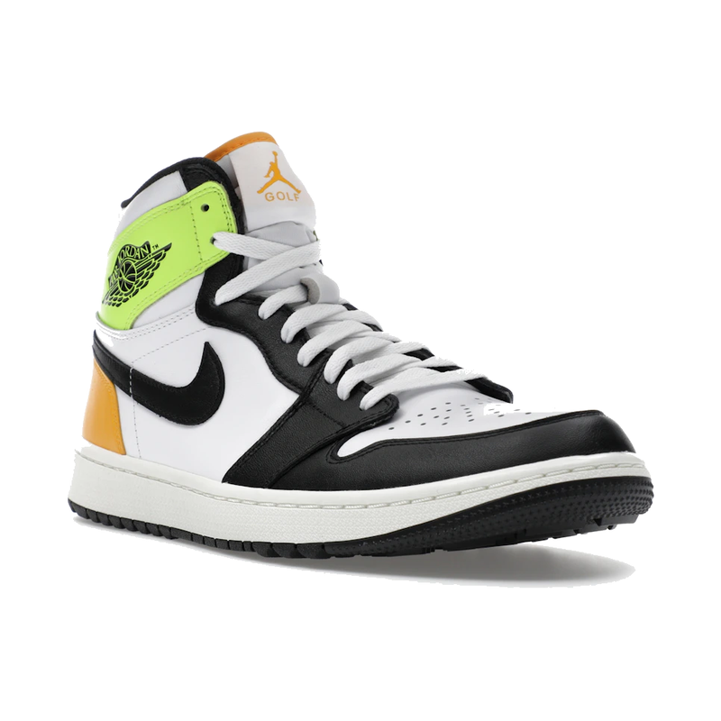 Air Jordan 1 Retro High Golf White University Gold Volt Black
