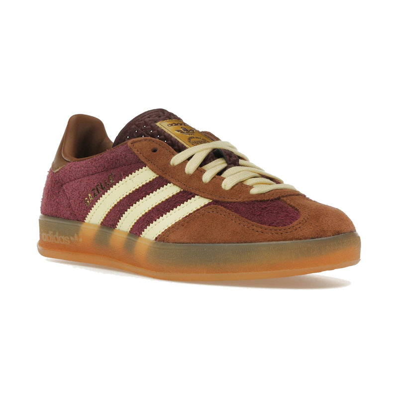 Adidas Gazelle Indoor Maroon Almost Yellow