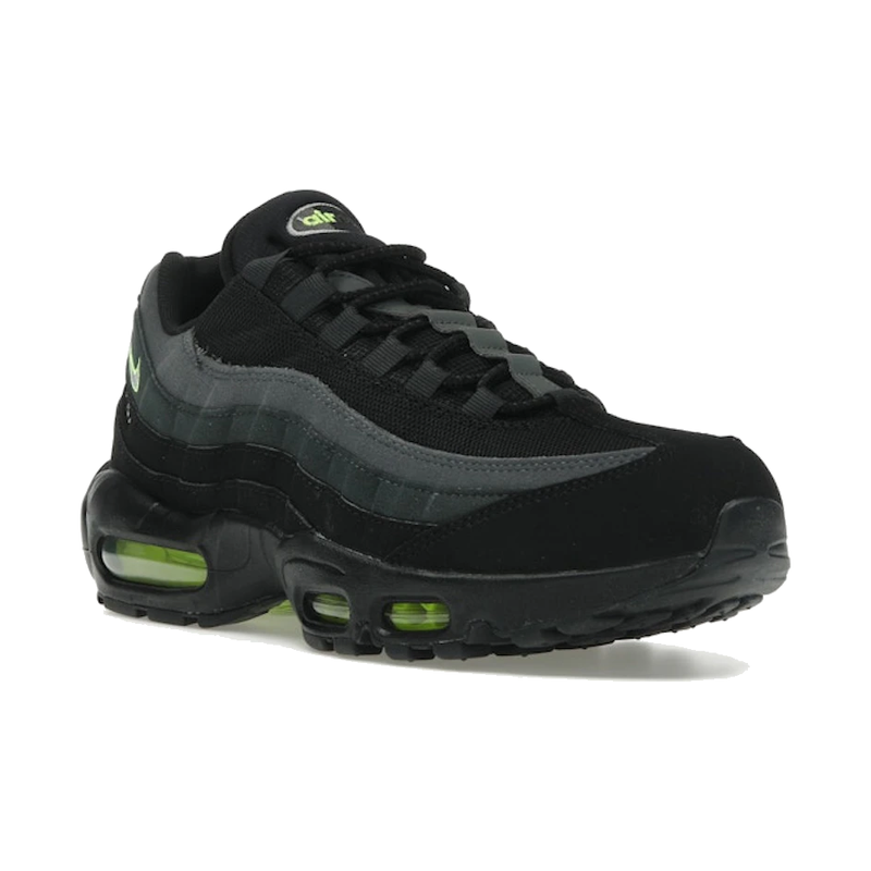 Nike Air Max 95 Retro Logo Black Grey Volt