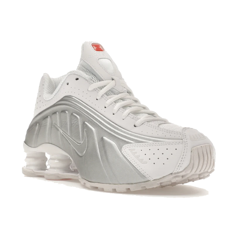 Nike Shox R4 White Metallic Silver