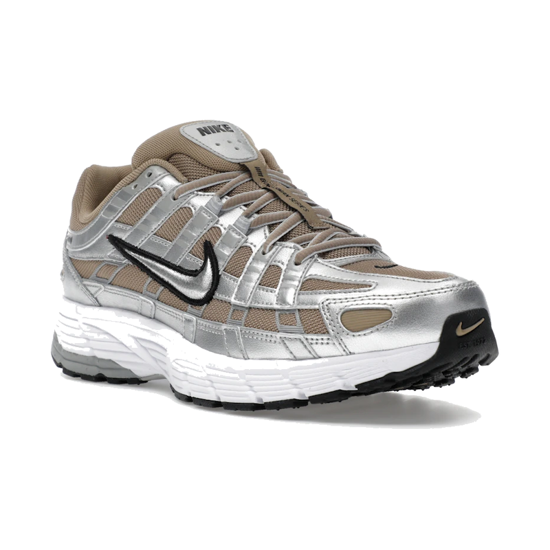 Nike P-6000 Khaki Metallic Silver