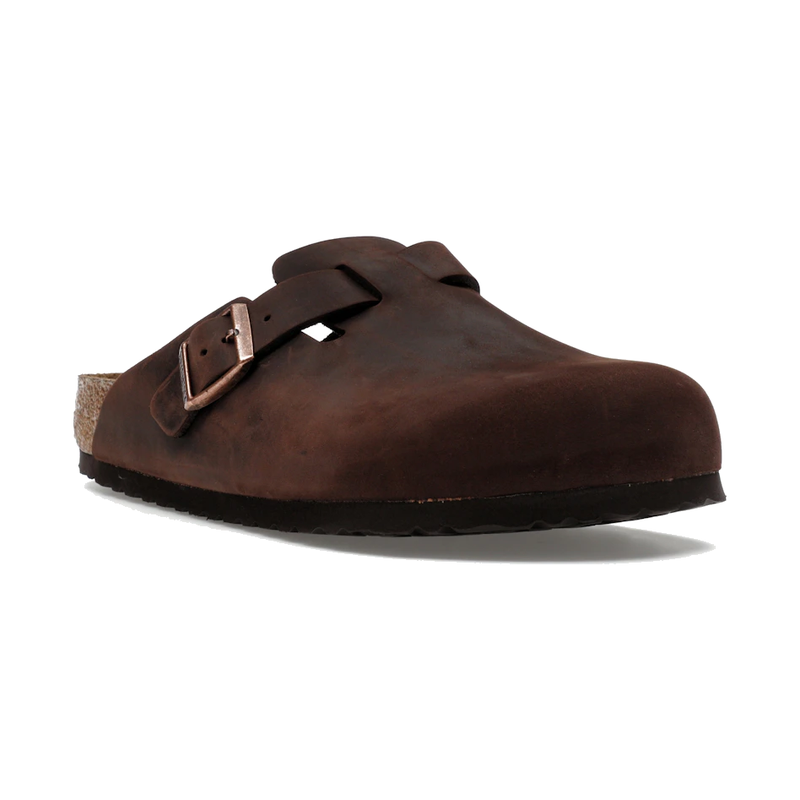 Birkenstock Boston Soft Footbed Oiled Leather Habana Brown